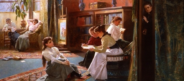 Libros prohibidos (1897), de Alexander Mark Rossi.