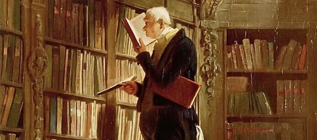 El ratón de biblioteca (1850), de Carl Spitzweg.