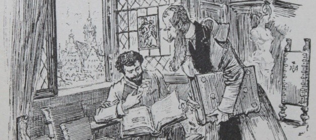 Ilustración de Albert Robida publicada en 1895.
